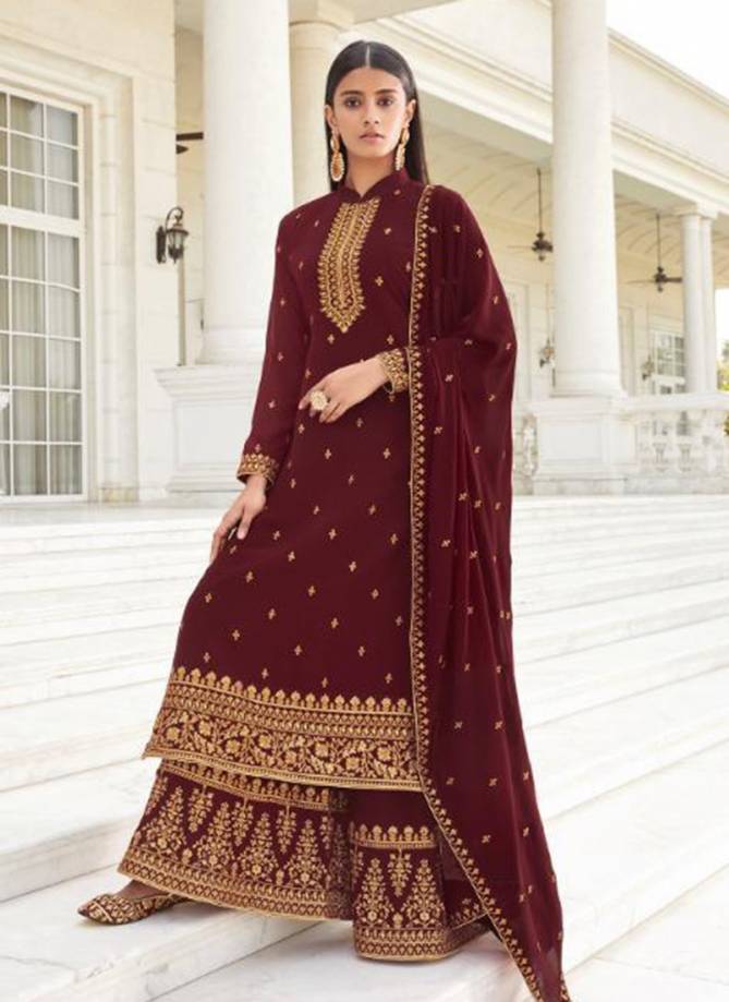 AASHIRWAD PANKHUDI Festive Wear Real Georgette With Heavy Embroidery Work Salwar Suit Collection